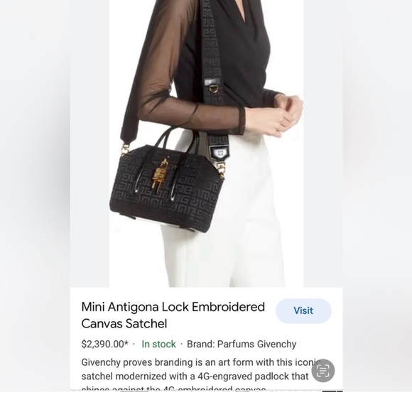 Givenchy Mini Antigona Lock Bag - Picture 6 of 7